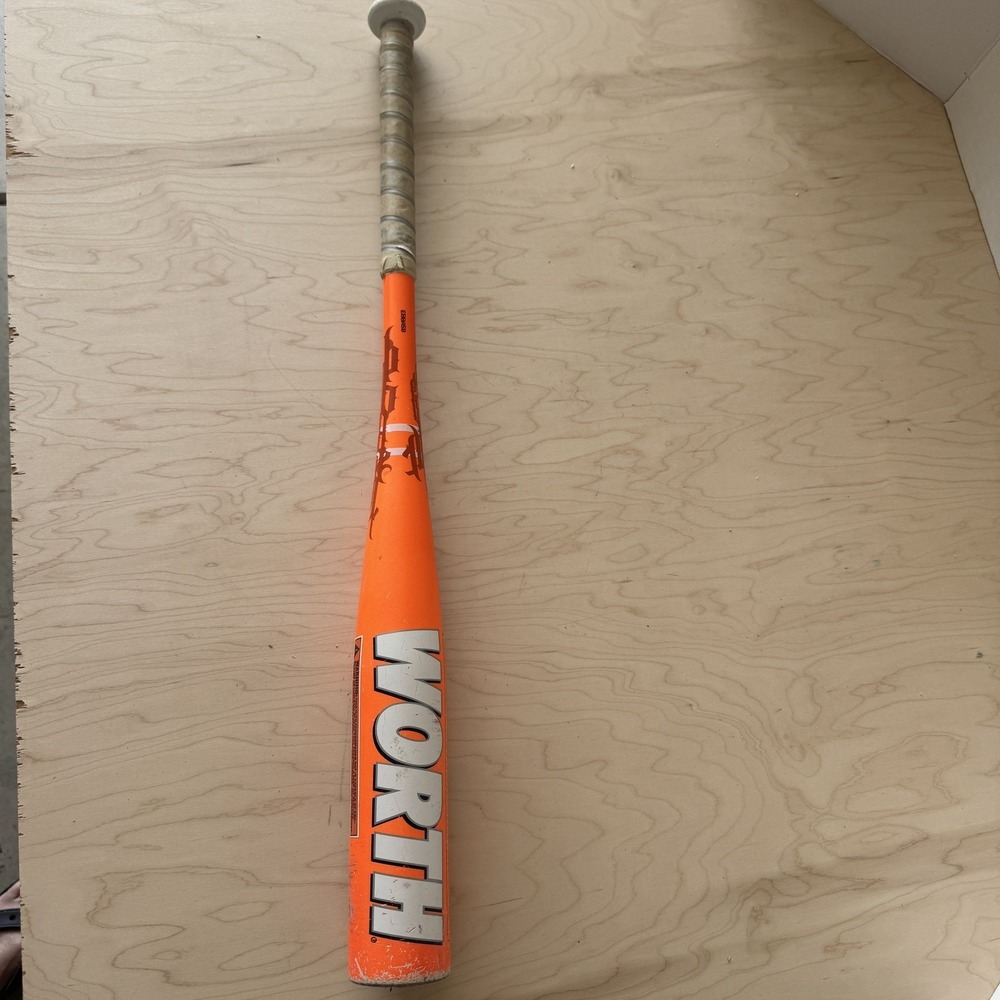 Worth Baseball T-Ball Bat Youth 26in 14oz Orange Lithium AMP-12 Drop 2.25 Barrel